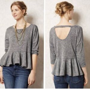 Anthropologie Saturday Sunday Women's Peplum Top